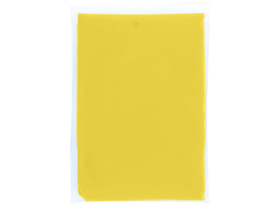 Poncho impermeabile monouso in materiale riciclato certificato GRS con custodia Mayan 