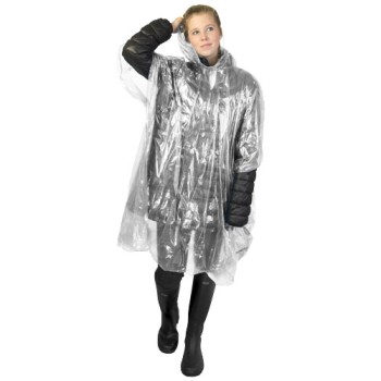 Poncho impermeabile monouso Ziva con custodia