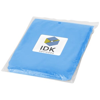 Poncho impermeabile monouso Ziva con custodia
