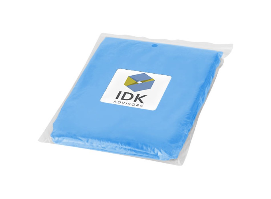 Poncho impermeabile monouso Ziva con custodia