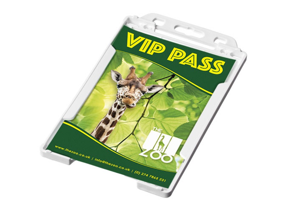 Porta badge in plastica riciclata Pierre 