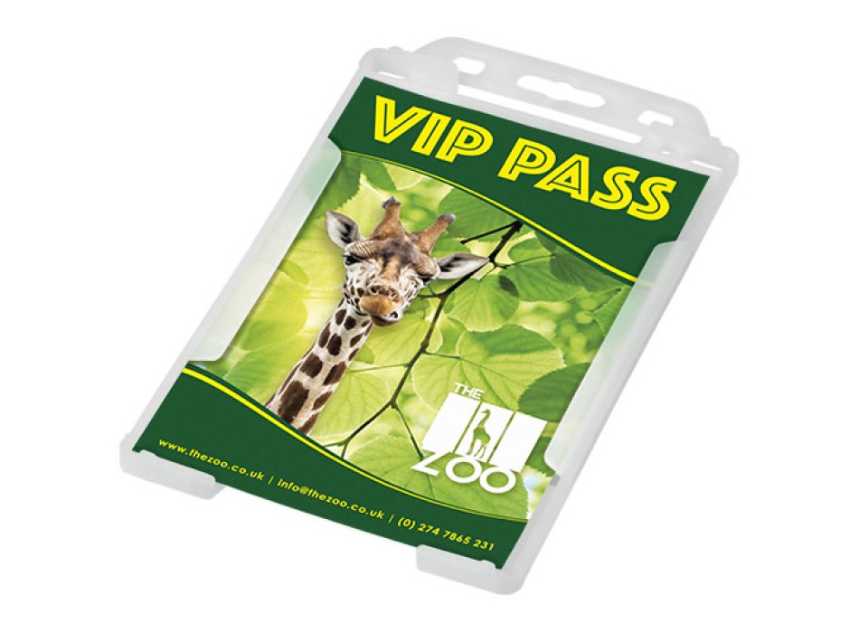 Porta badge in plastica riciclata Pierre 