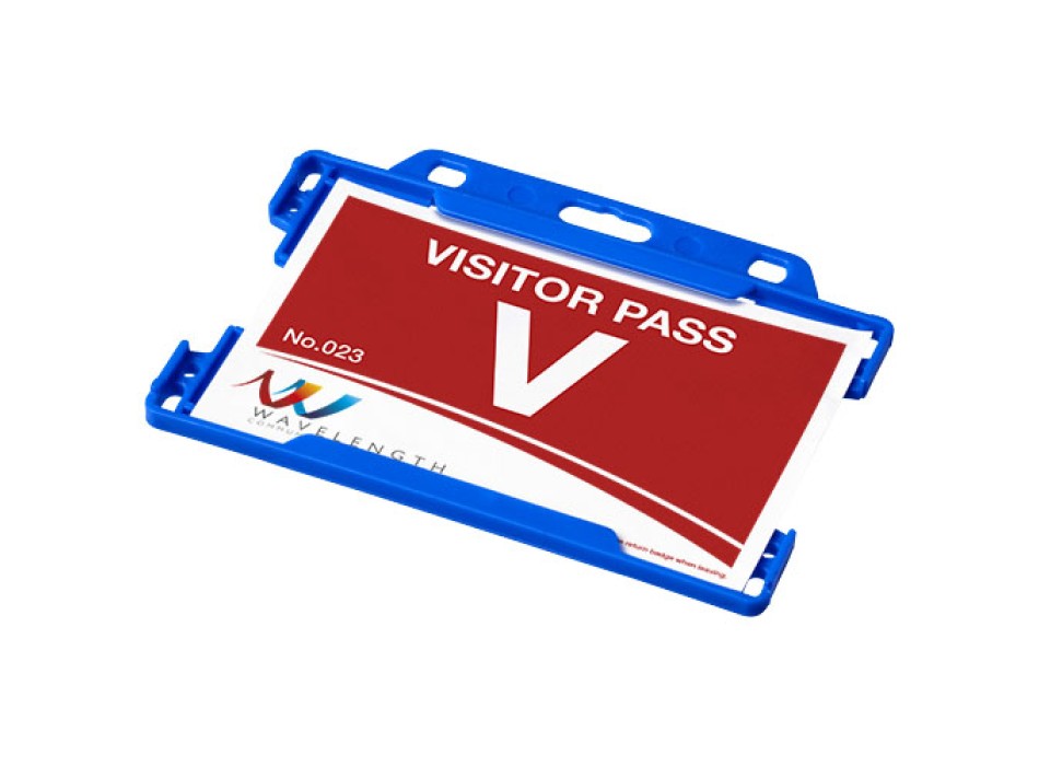 Porta badge in plastica riciclata Vega