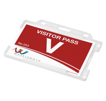 Porta badge in plastica riciclata Vega