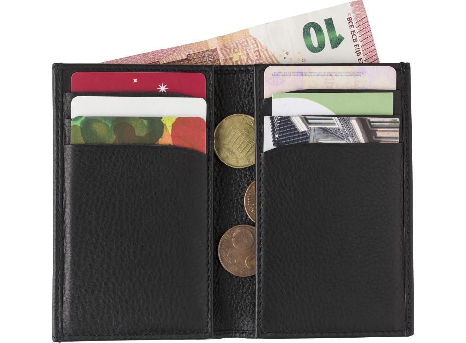 Porta carta di credito RFID in pelle Roy