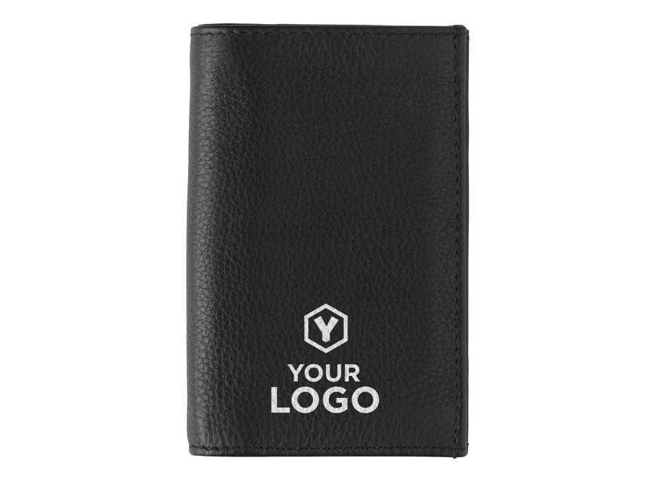 Porta carta di credito RFID in pelle Roy