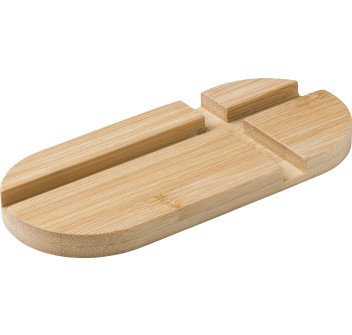 Porta cellulare e tablet in bambù Eamon