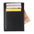 Porta carta di credito RFID, in pelle