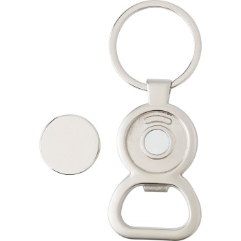 Portachiavi apribottiglia in metallo Soren