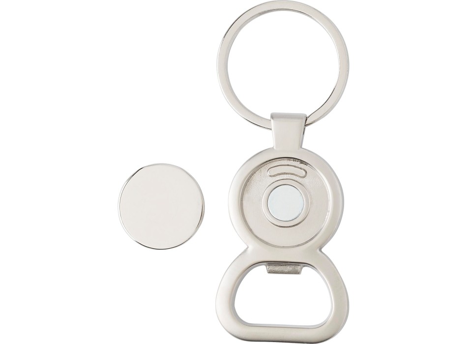 Portachiavi apribottiglia in metallo Soren