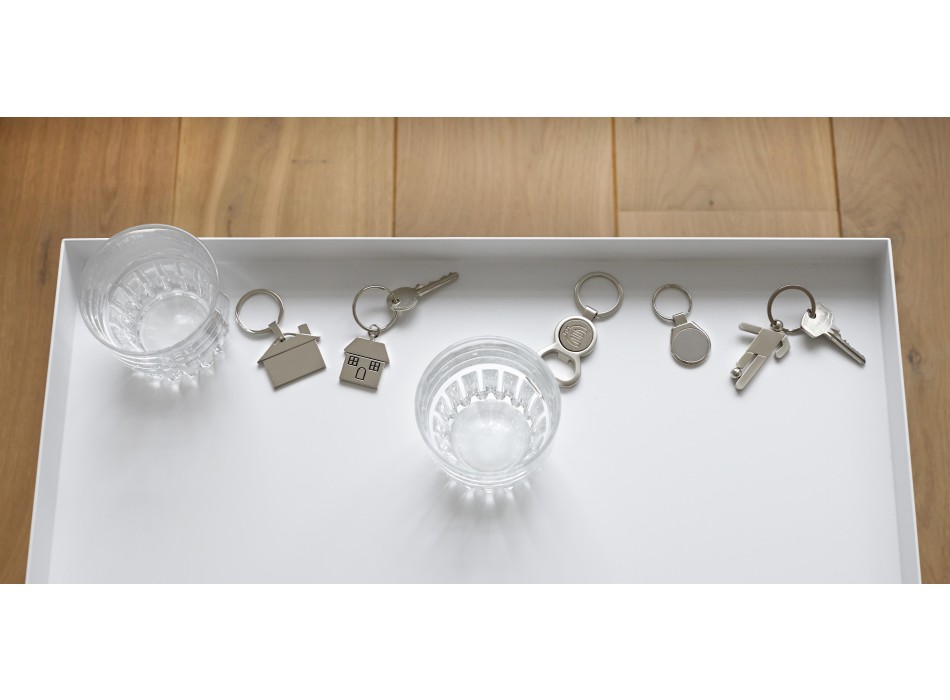 Portachiavi apribottiglia in metallo Soren