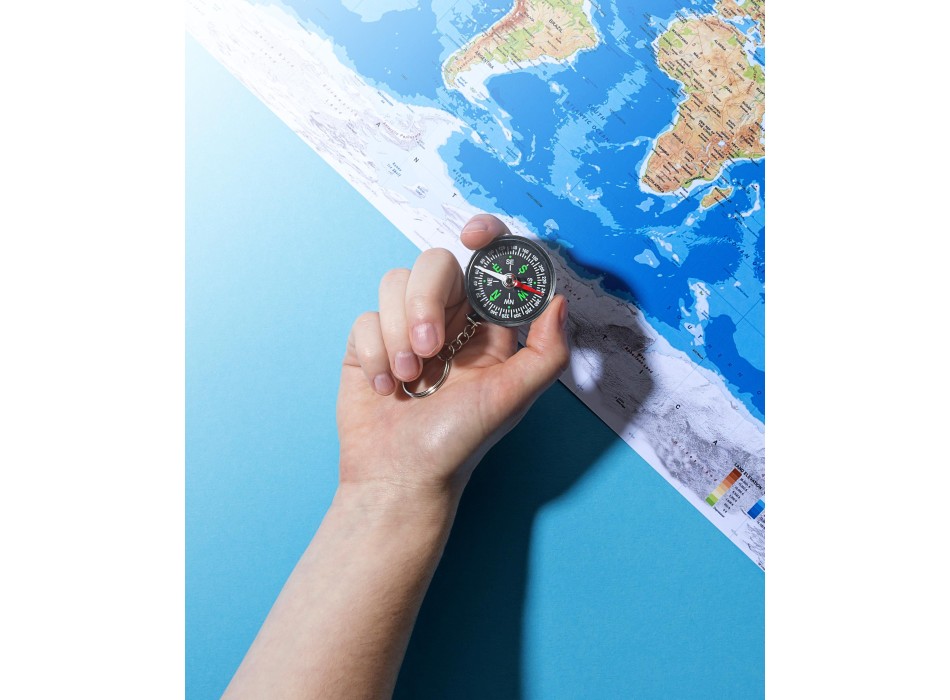 Portachiavi bussola in ABS Samara