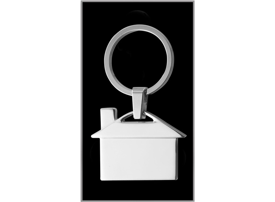 Portachiavi casa, in metallo Mika