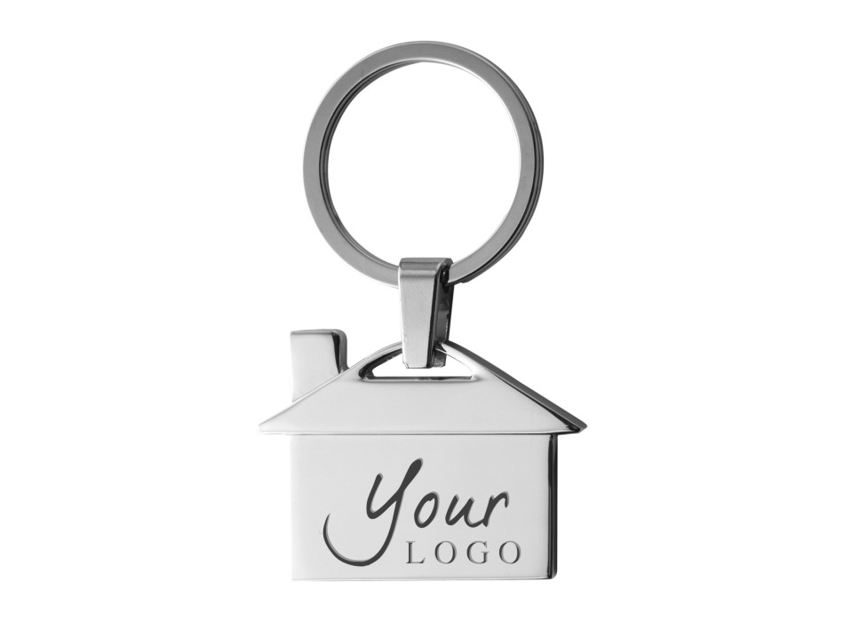 Portachiavi casa, in metallo Mika