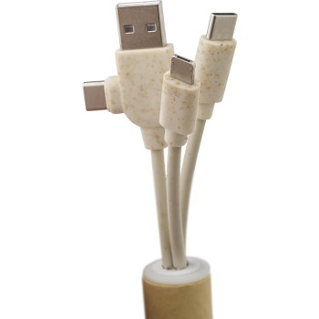 Portachiavi con cavi per la ricarica USB Tyson