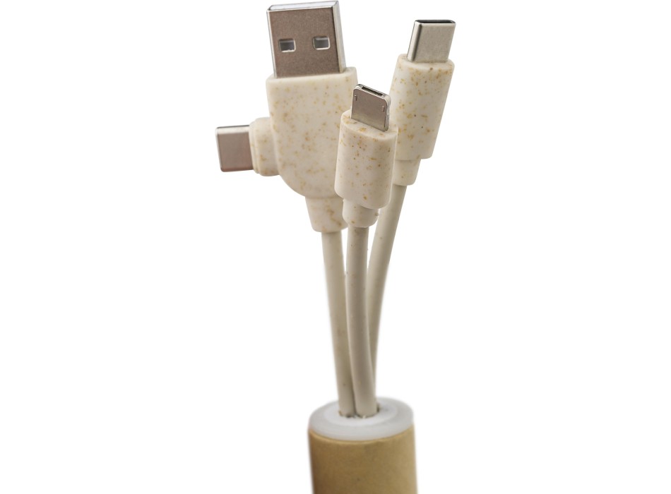 Portachiavi con cavi per la ricarica USB Tyson