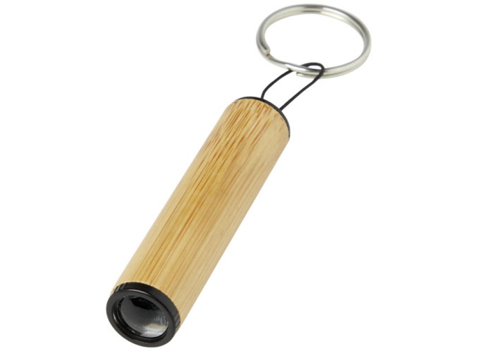 Portachiavi in bambù con luce Cane