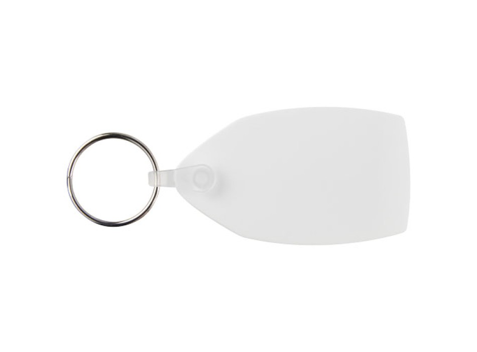 Portachiavi in materiale riciclato a forma rettangolare Tait