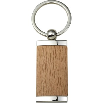 Portachiavi in metallo e legno Jennie