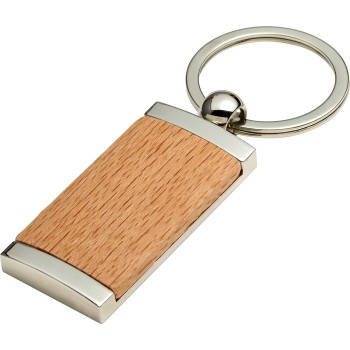 Portachiavi in metallo e legno Jennie