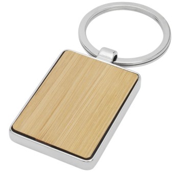 Portachiavi rettangolare Neta in bambù