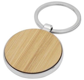 Portachiavi rotondo Nino in bambù