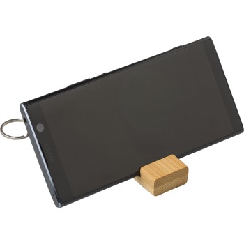Portachiavi, supporto per smartphone, in bambù Kian