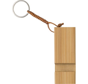Portachiavi, supporto per smartphone, in bambù Kian