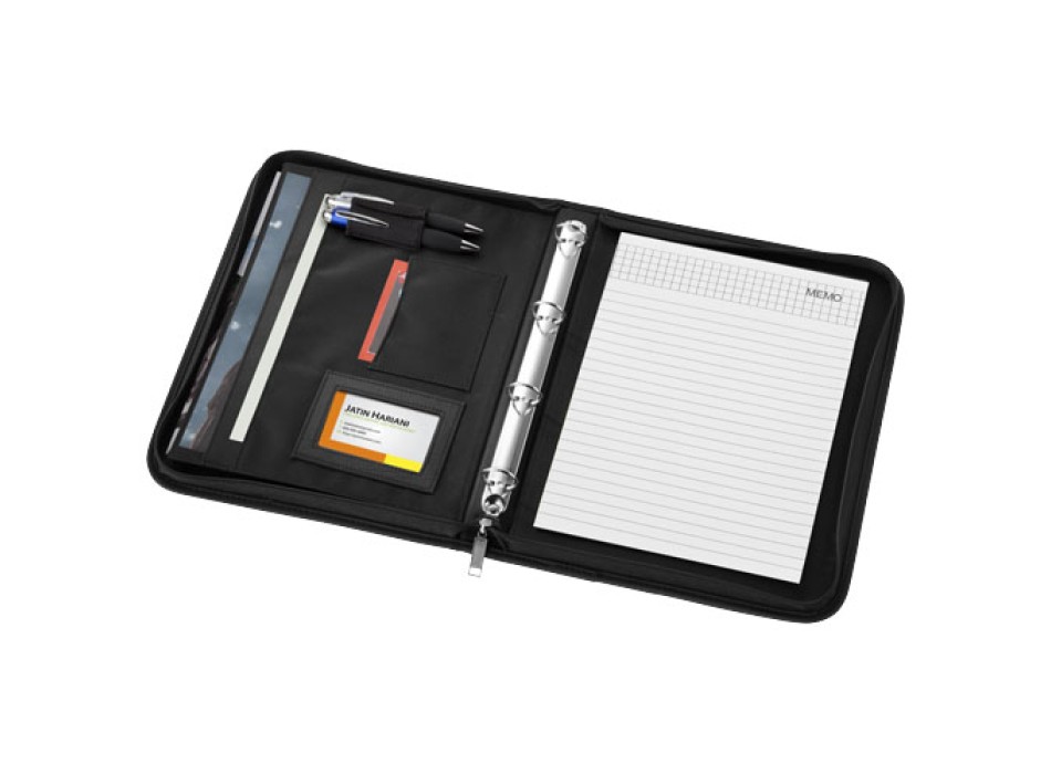 Portadocumenti A4 deluxe con cerniera Stanford
