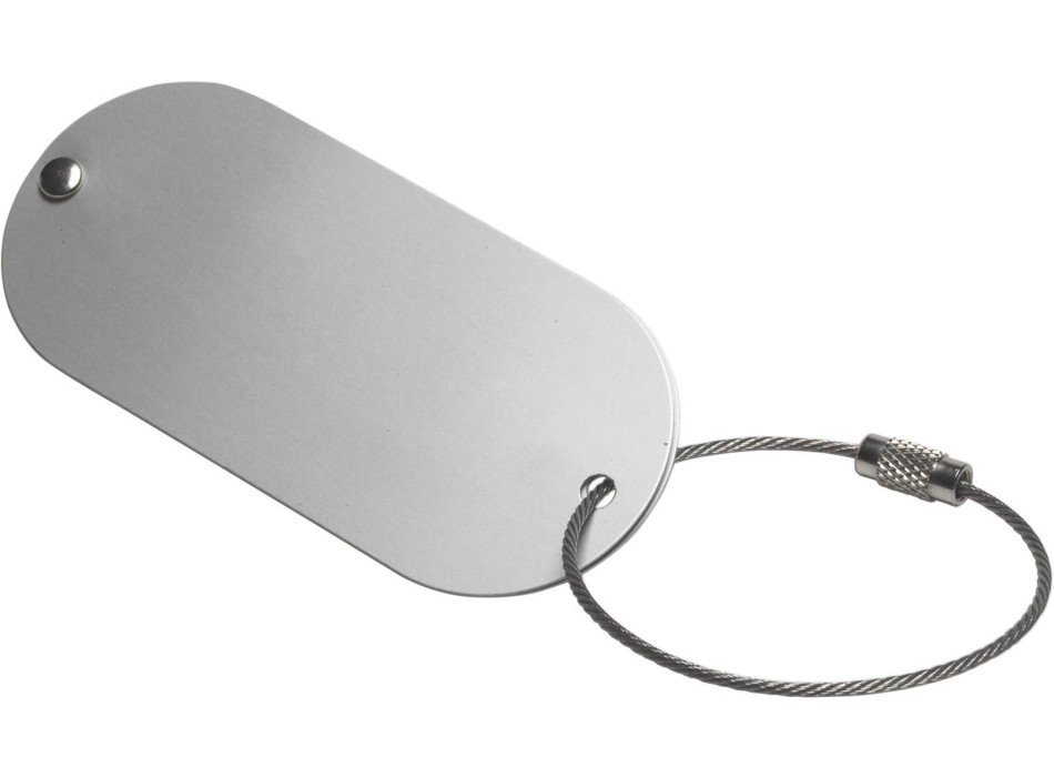 Portanome in alluminio Isa