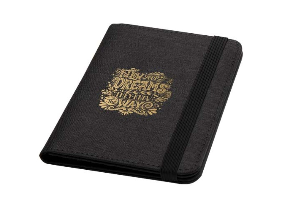 Portapassaporto in PET riciclato certificato GRS con protezione RFID Ross