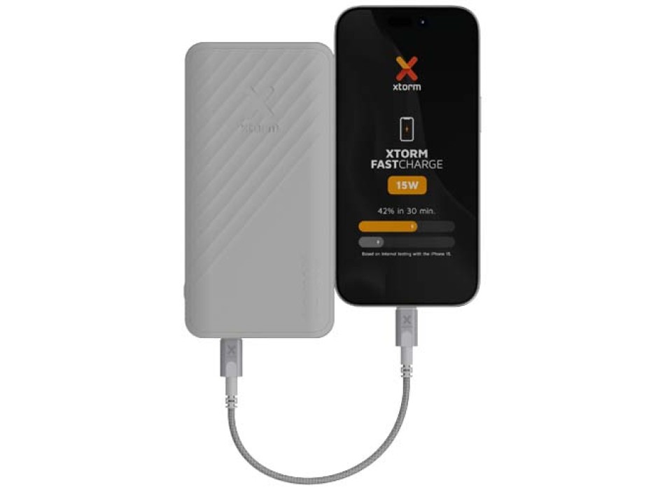 Power bank a ricarica rapida da 20.000 mAh 15 W Xtorm XG220 Go2 