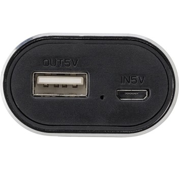 Power bank con auricolari wireless, in alluminio Letitia