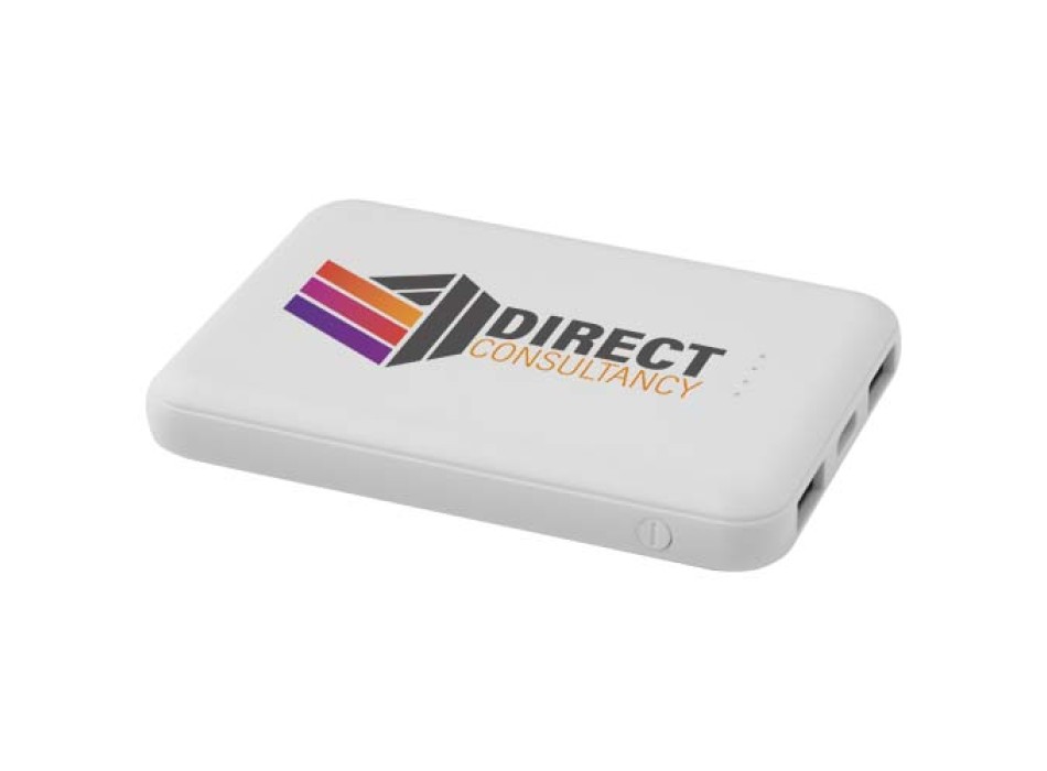 Power bank da 5000 mAh di Tipo C in plastica riciclata Asama