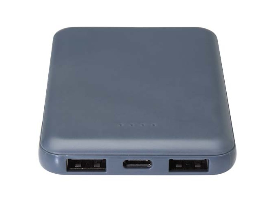 Power bank da 5000 mAh di Tipo C in plastica riciclata Asama