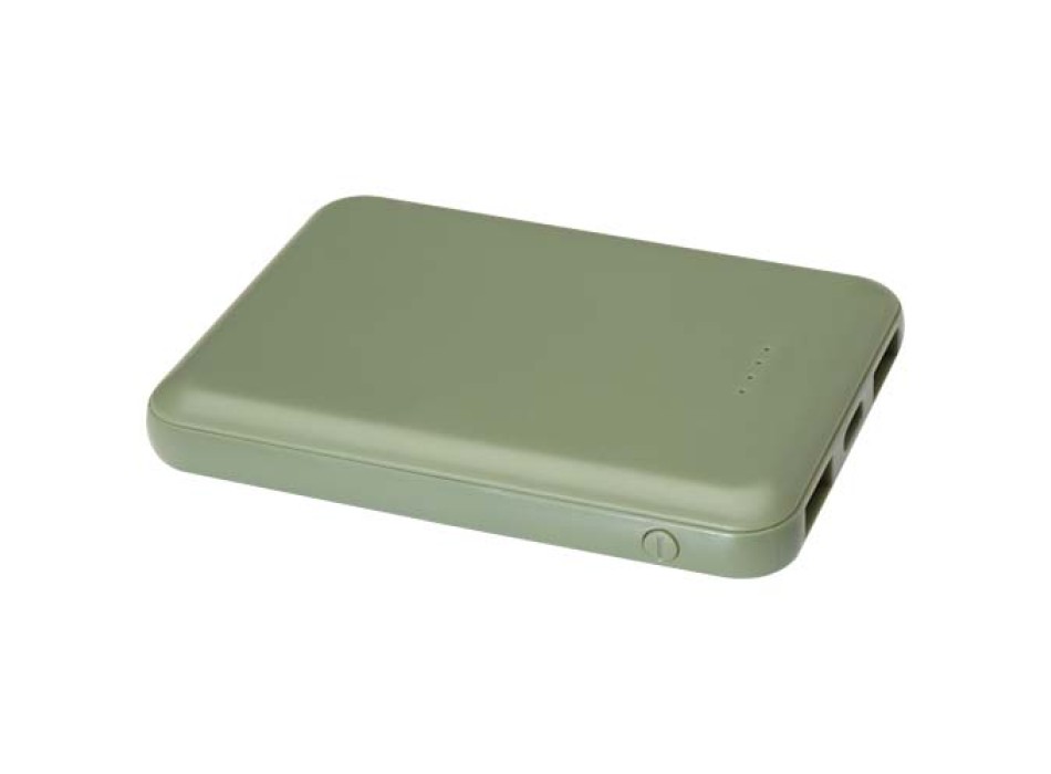 Power bank da 5000 mAh di Tipo C in plastica riciclata Asama