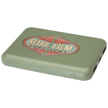 Power bank da 5000 mAh di Tipo C in plastica riciclata Asama