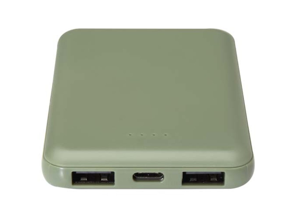 Power bank da 5000 mAh di Tipo C in plastica riciclata Asama