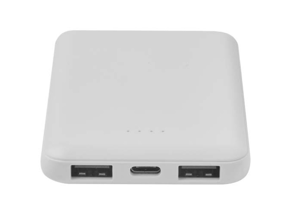 Power bank da 5000 mAh di Tipo C in plastica riciclata Asama