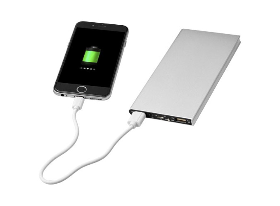 Power bank in alluminio da 8000 mAh Plate