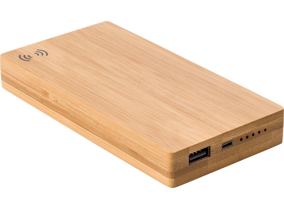 Power Bank in bamboo Walter
