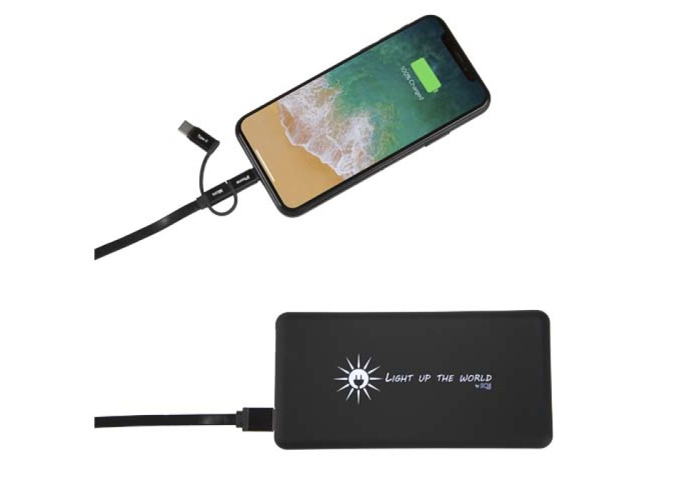 Power bank luminoso SCX.design P30 a carica solare