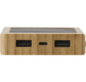 Power Bank solare in bambù Joan