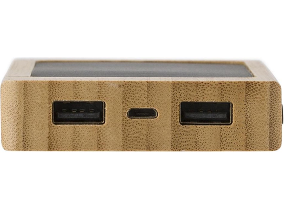 Power Bank solare in bambù Joan