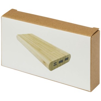 Power bank Tulda da 10,000 mAh in bambù