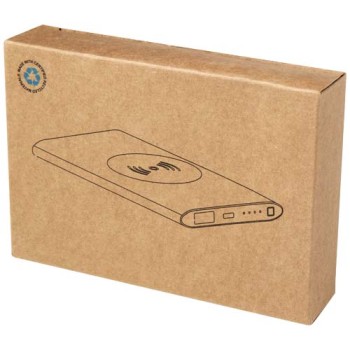 Power bank wireless da 4000 mAh Type C in alluminio riciclato Juice 