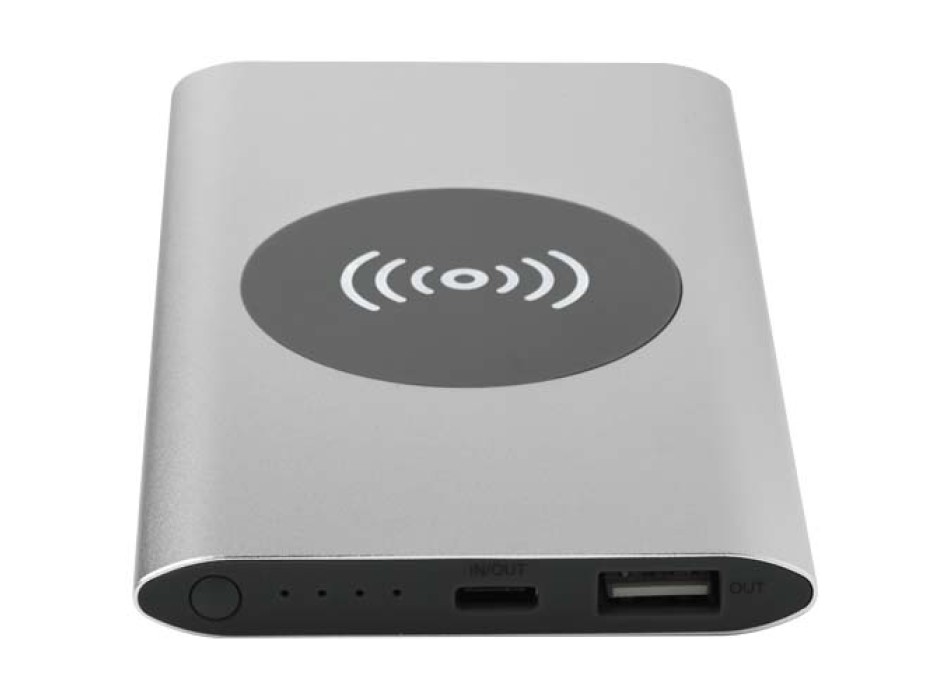Power bank wireless da 4000 mAh Type C in alluminio riciclato Juice 