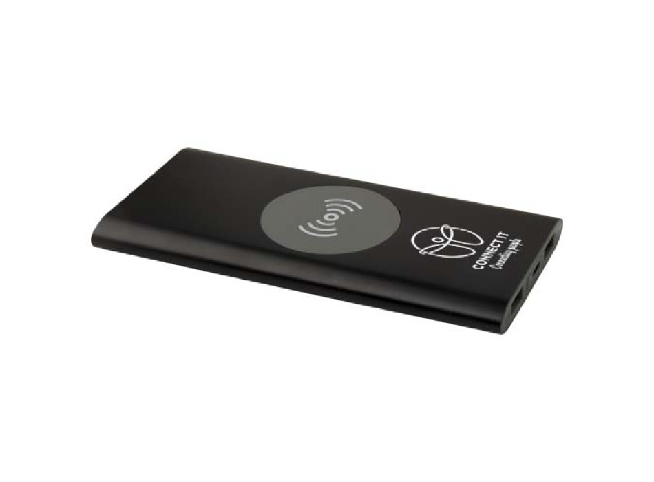 Power bank wireless da 8000 mAh Type C in alluminio riciclato Juice