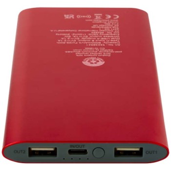 Power bank wireless da 8000 mAh Type C in alluminio riciclato Juice