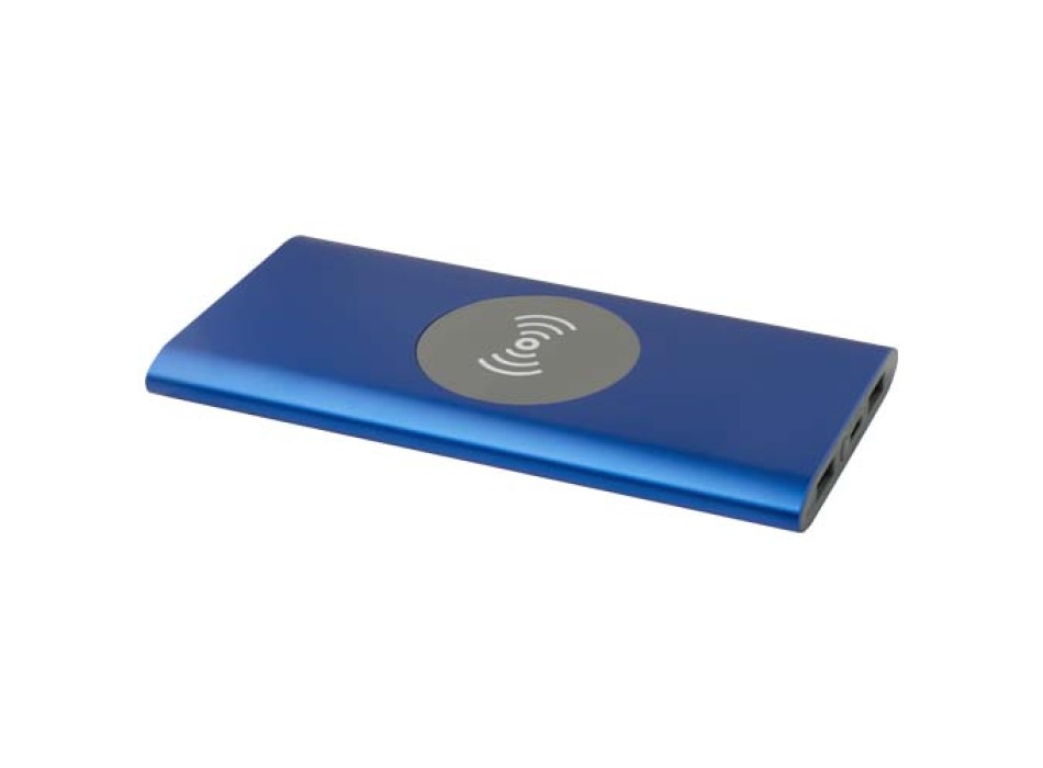 Power bank wireless da 8000 mAh Type C in alluminio riciclato Juice